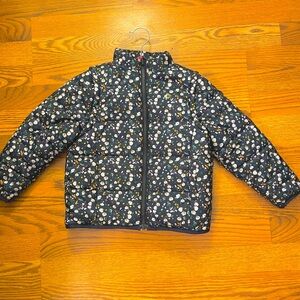 Petit Bateau Girls Floral Jacket and Vest